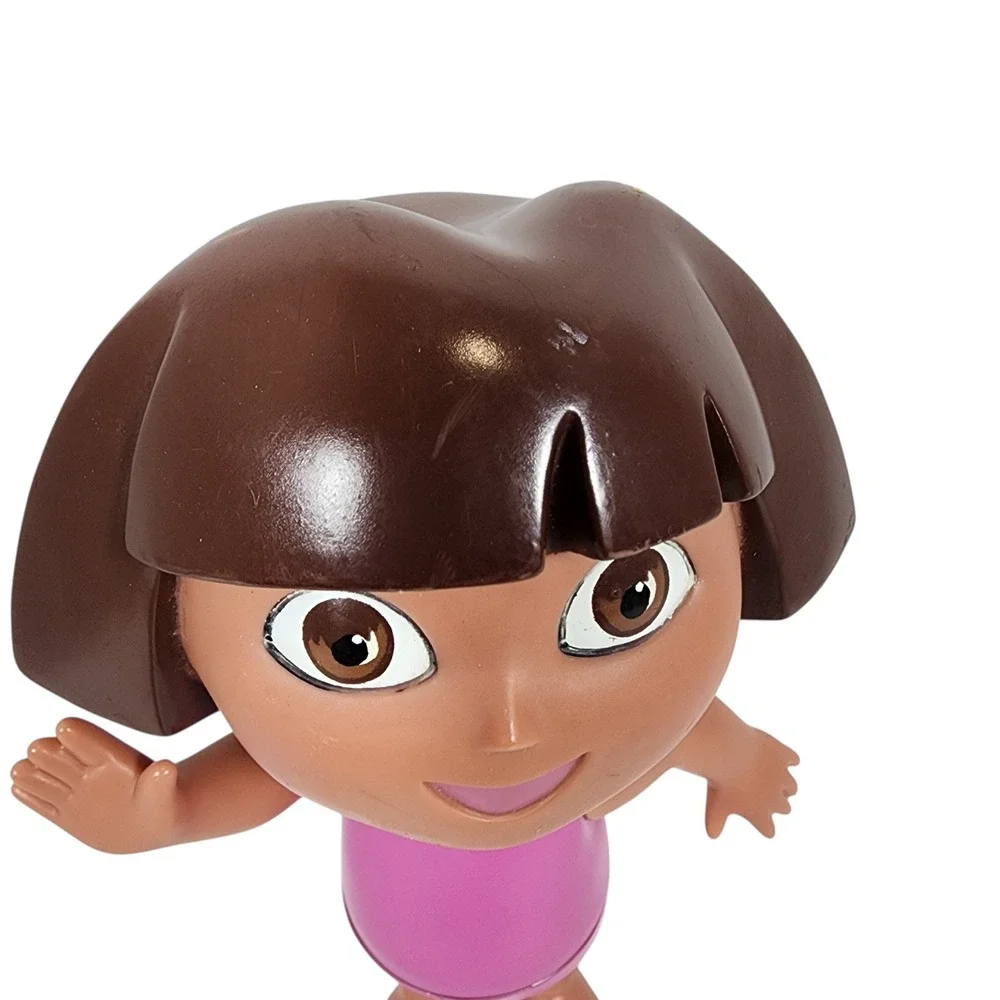 Dora the Explorer Bath Toy Figure‎ Pink Swimsuit Waving Hand Toddler Girl